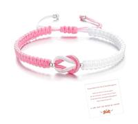 bike8 To My Granddaughter Bracelet A Link That Can Never Be Undone Adjustable Infinite Forever Braided Bracelets from Grandma,Birthday Gift Christmas Gift for Granddaughter, Adjustable, Nylon, no
