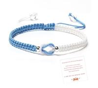 bike8 To My Granddaughter Bracelet A Link That Can Never Be Undone Adjustable Infinite Forever Braided Bracelets from Grandma,Birthday Gift Christmas Gift for Granddaughter, Adjustable, Nylon, no