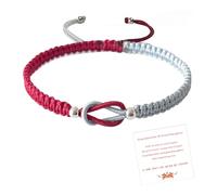 bike8 To My Granddaughter Bracelet A Link That Can Never Be Undone Adjustable Infinite Forever Braided Bracelets from Grandma,Birthday Gift Christmas Gift for Granddaughter, Adjustable, Nylon, no