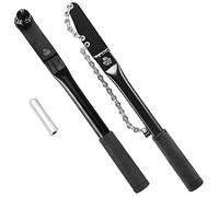 BikeHand Bicycle Bike Compatible with Shimano Cassette Turner Install Rotor Lockring Removal Chain Whip Tool Kit - Extra Long Handle