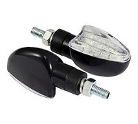 BIKEIT LED SPEAR INDICATORS SHORT STEM BLACK: INDICATORS