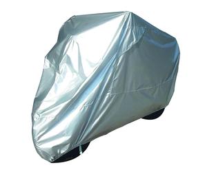 BikeIt Rain Cover Medium Fits Up To 600cc - Silver