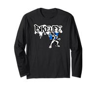 Bikelife Street Rider Graffiti Graphic Long Sleeve T-Shirt
