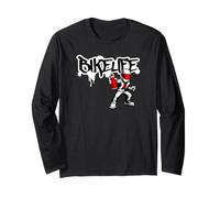 Bikelife Street Rider Graffiti Graphic Long Sleeve T-Shirt
