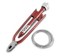 BikeMaster Safety Wire Pliers with 25' Stainless Steel Wire,15-1554