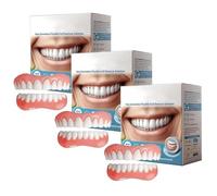 Bikenda New Generation Flexible Full Denture Solution, Bikenda Silicone Denture Set, Professional Silicone Reline Kit, For Men and Women Ideal (3PCS)