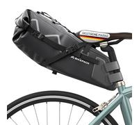 BIKEPACK Saddle Bags for Bicycle - Bikepacking Bags - Bicycle Bag Saddle - Gravel Bike Road Bike Saddle Bag 15L - Bicycle Bag without Pannier Rack - Gravel Bike Accessories - 100% Waterproof