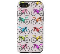 Bikepacking Bike Pattern colorful Cycle touring Case for iPhone SE (2020) / 7 / 8