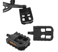 BikePedals, 12x7x6.5cm/4.7x2.8x2.6in Vintage Folding Mountain BikePedals Nylon Non-Slip Bicycle Foot Rest Cycling Parts for Adult Bikes and Bikes