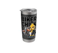 Biker Chick (Cute and Fun) Stainless Steel Insulated Tumbler
