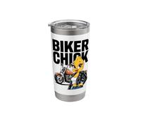 Biker Chick (Cute and Fun) Stainless Steel Insulated Tumbler