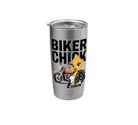 Biker Chick (Cute and Fun) Stainless Steel Insulated Tumbler