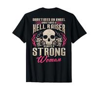 Biker Chick Motorcycle Shirt Angel Rebel Sexy Wife Old Lady T-Shirt