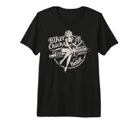 Biker Chicks Do It Better Biker Outfits for Ladies or Guys Premium T-Shirt