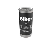 Biker Definition Motorcycle Adventure Freedom Open Road Stainless Steel Insulated Tumbler