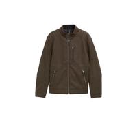 Biker Faux Leather Velour Jacket Tom Tailor Marron S