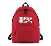 Biker Girl Motorbike Rider Backpack Rucksack 18L Bag - 42 x 31 x 21cm