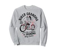 Biker Grandma Just Like a Normal But Cooler Funny Motorcycle Sweatshirt