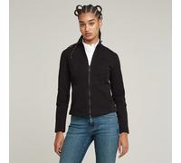 G-star Biker Leather Jacket Black XS Woman