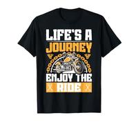 Biker Life’s A Journey Enjoy The Ride Motorcycle T-Shirt