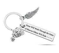 Biker Memorial Keyring Motorcycle Memorial Gift Motorcycle Memorial Keyring Lost of Dad Brother Husband Grandpa Uncle Sympathy Gift Memorial Keyring Motorcycle Keyring Men Memorial Keyring Gift