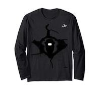 Biker motorcycle men top distressed biker Long Sleeve T-Shirt