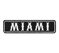 Biker Patch Biker Rankpatch Miami Motorcycle Patch Applique to 100x25
