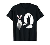 Biker Rabbit Humor Funny Bicycle Bunny Bike Boys Comic T-Shirt
