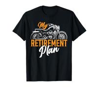 Biker Retirement Plan Motorbike Motorcycle Pension Chopper T-Shirt