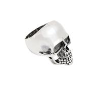 Biker Ring 925 Sterling Silver CHUNKY Heavy Skeleton Skull Rings for Men, Skull Gothic Punk Biker Ring Size: R T W U Y Z (Z)