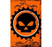 Biker Style notebook: Pocket-size 4" x 6" notebook. 101 lined pages for daily reminders, ideas, etc. Stocking stuffer, gift.