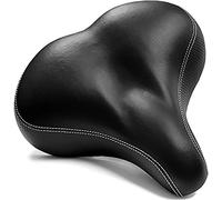 Bikeroo Extra Wide Comfort Bike Seat Cushion for Exercise Bike Replacement Saddle, Stationary Bicycle Seat Padding for Peloton Indoor Cycling, Indoor