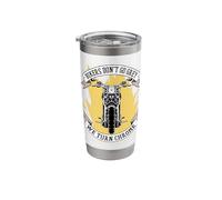 Bikers Don't Go Grey We Turn Chrome Stainless Steel Insulated Tumbler