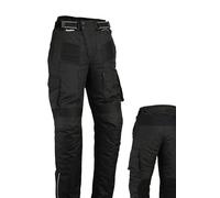 Bikers Gear Australia Chicane Lightweight Summer Air Flow Mesh Vented Motorcycle Jacket with CE 1621-1 Removable Armour Waterproof Liner Cordura, Black, UK 52 EU 62 6XL