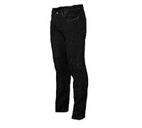 Bikers Gear Australia Ladies Black Stretch Denim Kevlar Lined Protective Motorcycle Jeans with Removable CE1621-1 Armour UK 18S EU 2XL