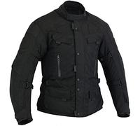 Bikers Gear Australia Mens Jacket - Waterproof Infinity Motorcycle Jacket for Men All Season Comfortable Motorbike Jacket with Removable Thermal Liner Vented and CE1621-1 Cruise Racing Jacket Armour