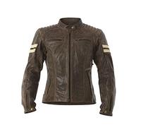 Bikers Gear Australia New Mens Distressed Brown Classic Roadster Soft Fit Leather Jacket with Removable CE Armour