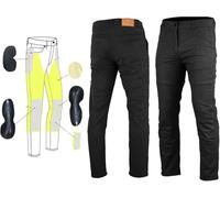 Bikers Gear Australia New Modern Chino Style Kevlar Lined Protective Motorcycle Jeans with CE 1621-1 Protection, Black (30R)