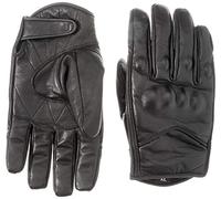 Bikers Gear Australia New Short Winter Harley Style Cruiser Soft Leather Gloves with a Thermal Hipora Waterproof Lining (XL)