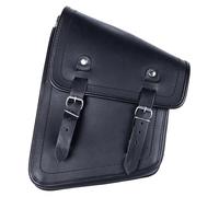 Bikers Gear Australia Saddle Bag - Motorbike Accessories Pannier Bag Cruiser Harley Style Tek Leather Swingarm Softail Solo Bag