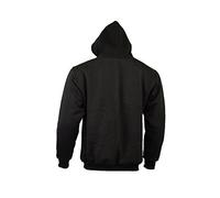 Bikers Gear Australia Unisex 07753_6 The CrossFire Black Kevlar Motorcycle Hoodie Jacket CE Protection Australian Bikers Gear, Black, 4XL UK