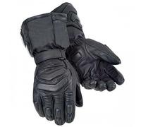 Bikers Gear Storm Winter Thinsulate Kevlar and Hipora Waterproof Gloves, Black, Size: M