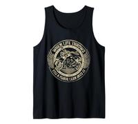 Bikers When Life Throws You A Curve Lean Into It Motorcycle Tank Top