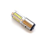 BikerWorks® S2 12V Bright LED Light bulb 5-sided for Chinese Scooter & ATV 50cc 150cc 250cc for TAO Znen Jonway Tank Baron etc 1-pack