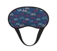 Bikes Bicycle Cycling Print Adjustable Eye Cover for Sleeping, Comfortable, Pressure-Free and Breathable Sleeping Masks