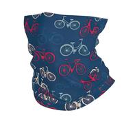 Bikes Bicycle Cycling Print Neck Warmer Ultra-Soft, Stretchy Neck Gaiter Winter Neck Gaiter Warmer For Menand Women