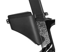 Bikes Frame Pouch Bicycle Storage - Bikes Saddle Bag | Rear Rack Waterproof | 16x12cm, Black, ABS Multipurpose for Tools Spare Tyre Mobile Phone Storage Cycling Touring Travel Outdoor Exercise Riding
