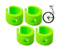 Bikes Guard Strip - Rubber Stay Protector, 4 Pieces Frame Shield Wrap | Cover of the Anti-Vibration Chain Zone, Flexible Adhesive Defence Surfaces for Mountain Terrain Cycles, Urban Bikes