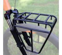 Bikes Pannier Rack, Duty Cycle Front Rack, Adjustable Bike Stand For Mountain Cycle, Bicycle FrontRack, 25KG Capacity Cycling Steel Pannier Frame,Steel Touring Cargo Luggage Picnic Carrier For Cycling