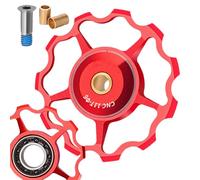 Bikes Rear Derailleur Pulley, High-Performance Guide Roller Wheels, Aluminum Alloy And Steel Construction, Smooth Gear Shifting Accessory For Bicycles, Cycling Component